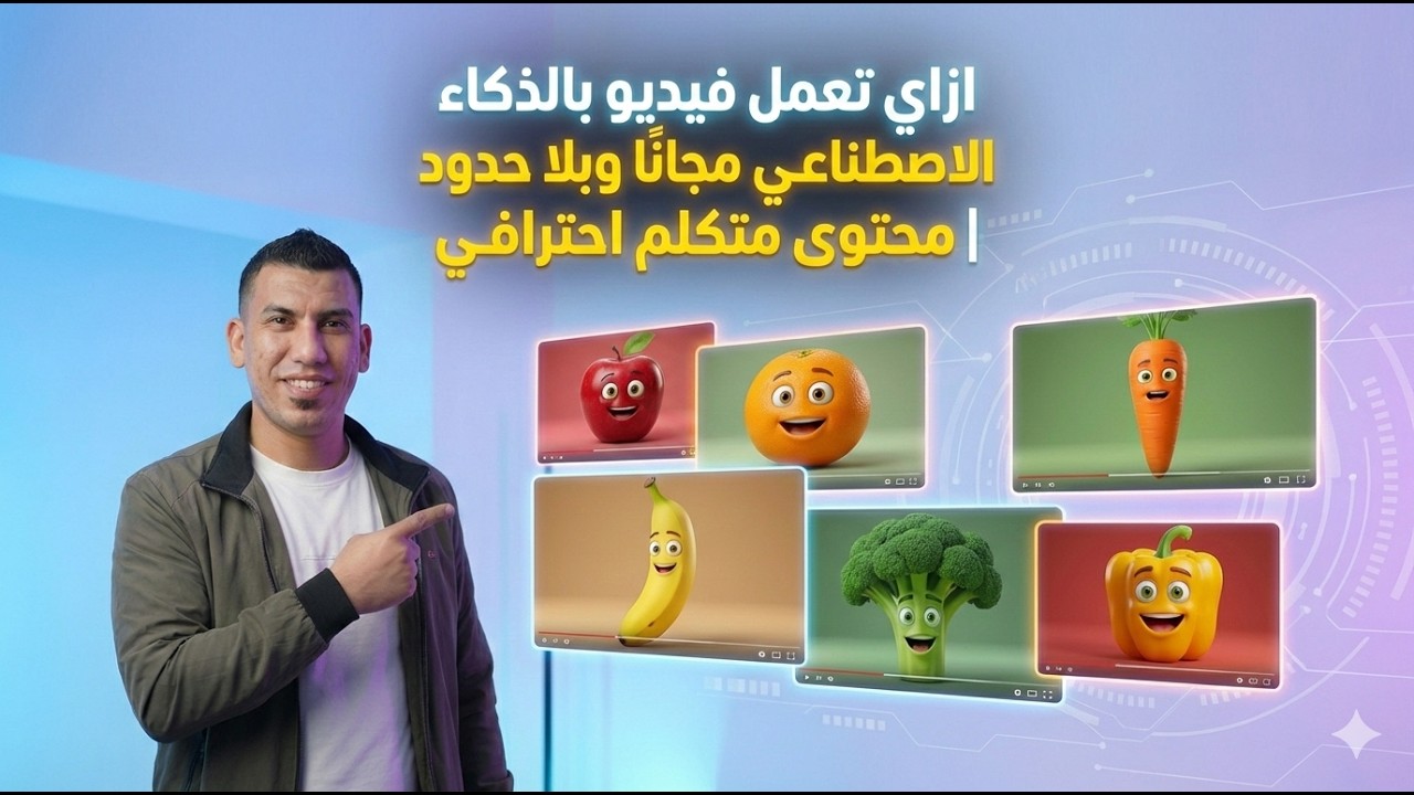 ازاي تعمل فيديو بالذكاء الاصطناعي مجانًا وبلا حدود | محتوى متكلم احترافي