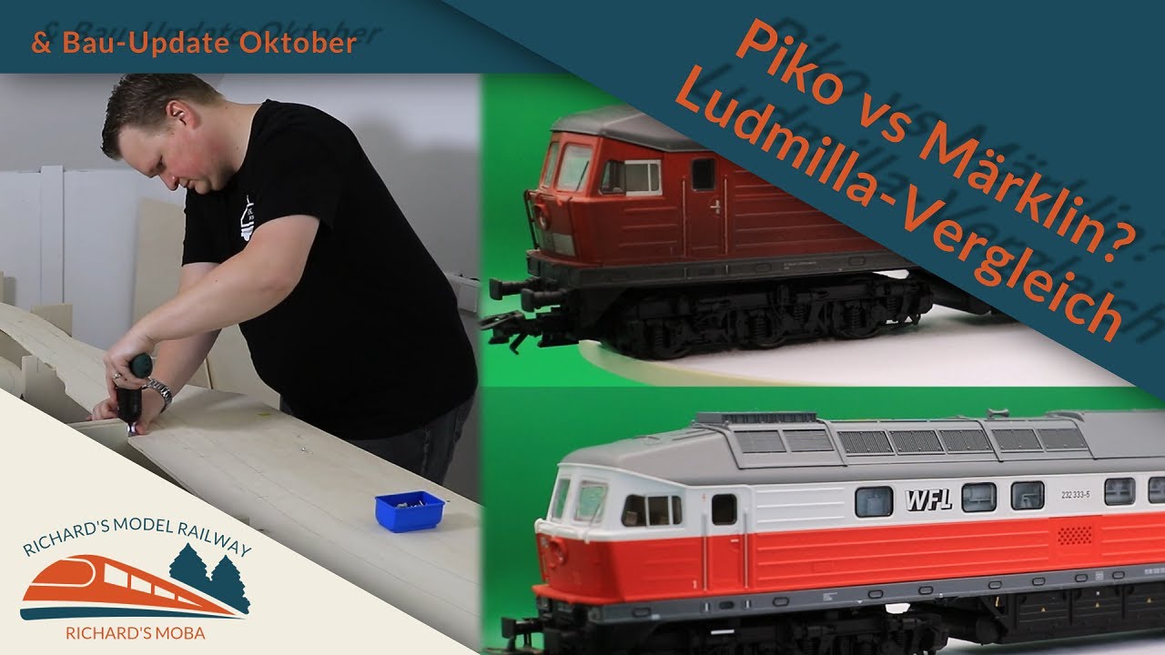 Piko vs Märklin? Ludmilla-Vergleich + Bau-update einer modernen #Modelleisenbahn #h0 #modellbahn
