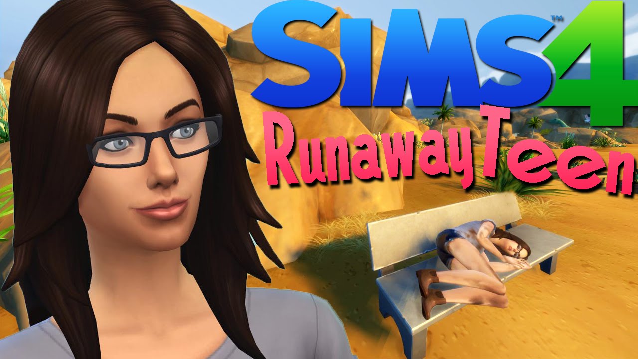 Sims 4 Runaway Teen - HOMELESS COCOA! #1 (Sims 4 Challenge/Let's Play)