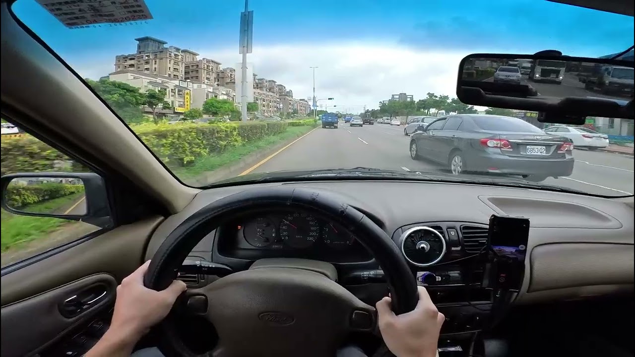 開車駕駛視角｜向上路往西屯方向｜開車ASMR｜Taiwan POV Drive｜Drive ASMR｜1999 Ford Tierra｜insta360 Go3