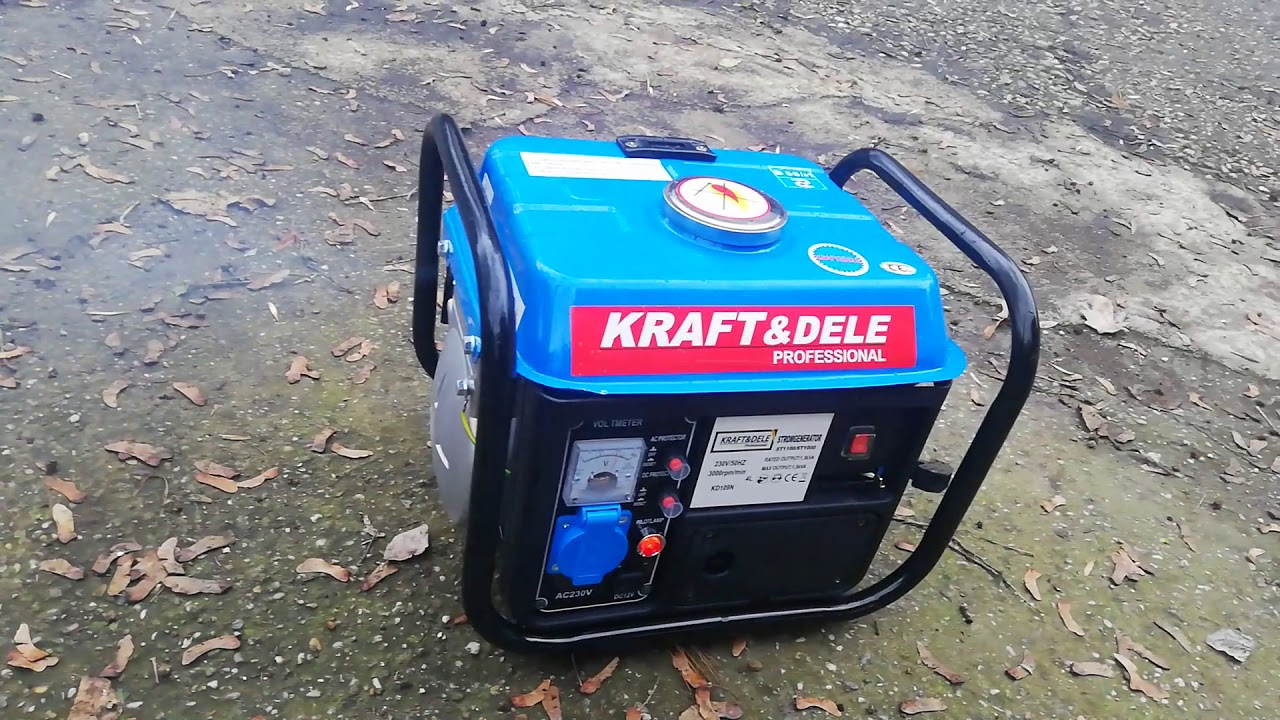 KRAFT&DELE KD109N ELEKTROCENTRÁLA GENERÁTOR PRÚDU 1,2kVA / 2 HP