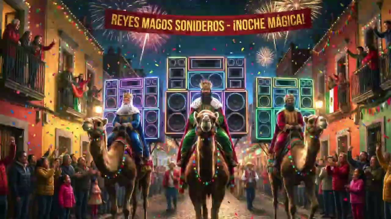Cumbia de  los Reyes Magos 👑🎁 | Cumbia Sonidera Infantil | Día de Reyes