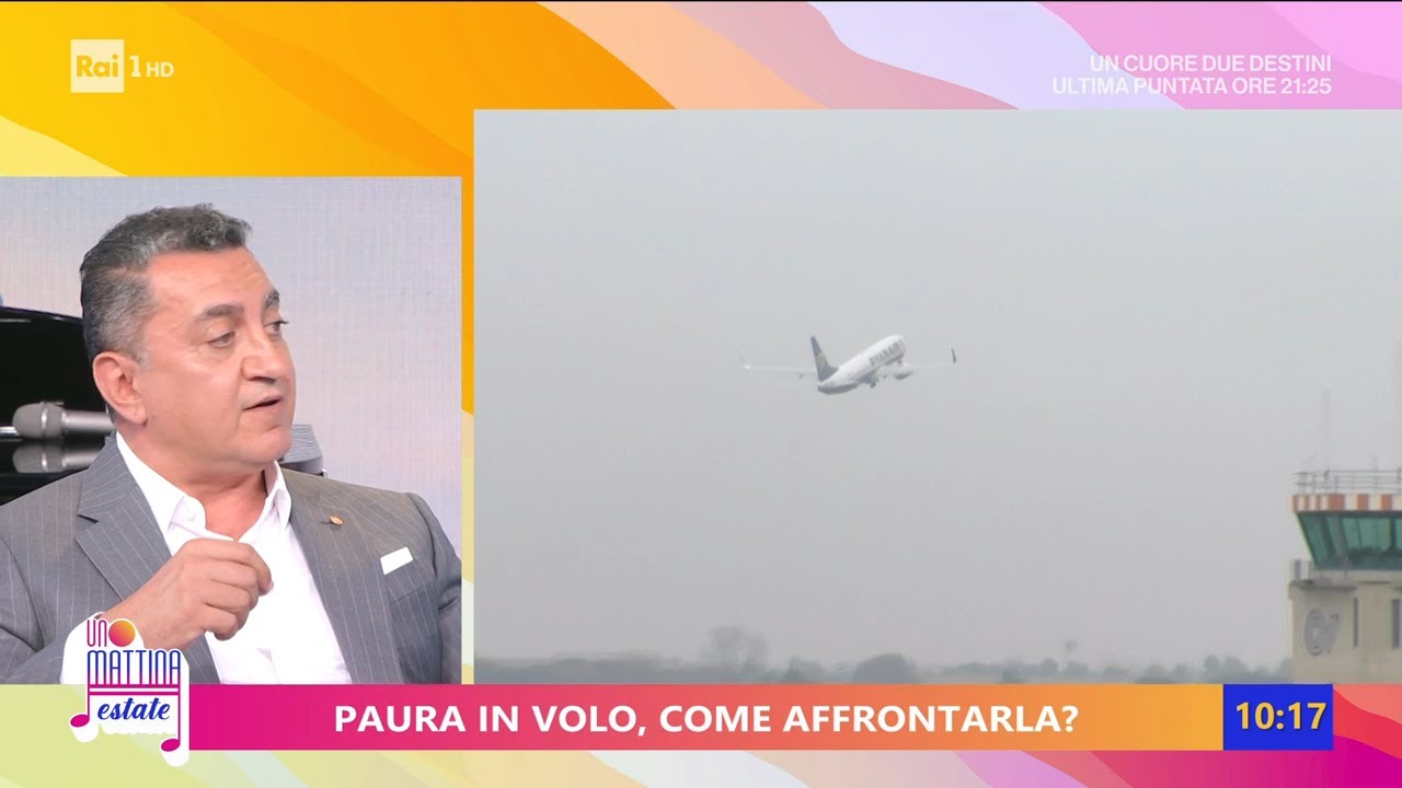 Come vincere la paura di volare - Unomattina Estate 18/07/2023