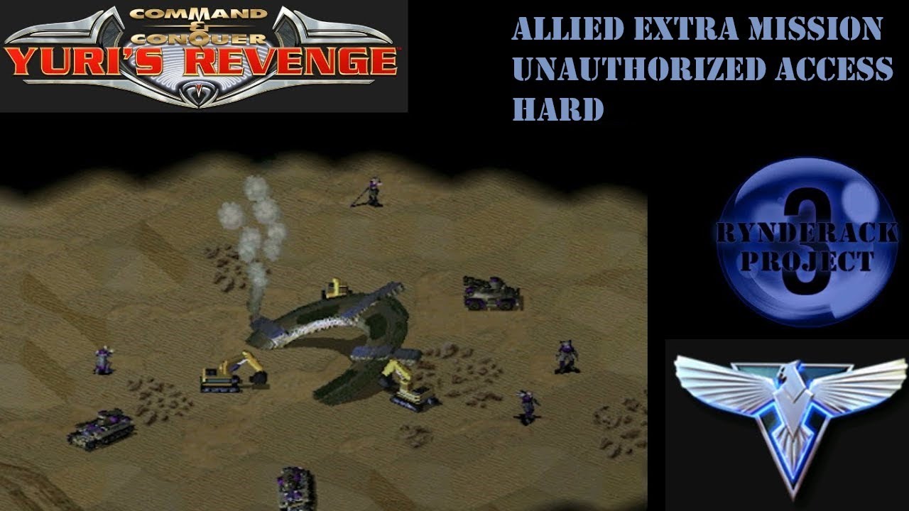 Red Alert 2: Yuri's Revenge - Rynderack Project: Allied Extra Mission: Unauthorized Access (Hard)