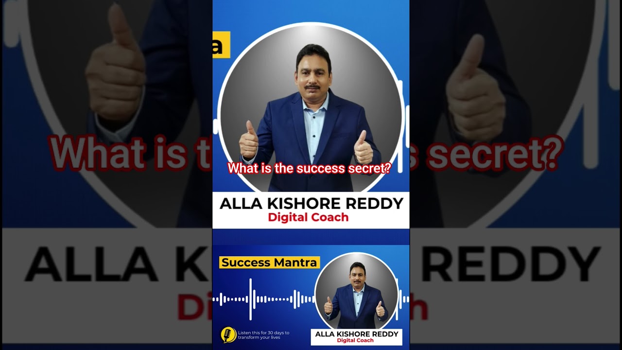 what is the success secret - Success Mantra Telugu