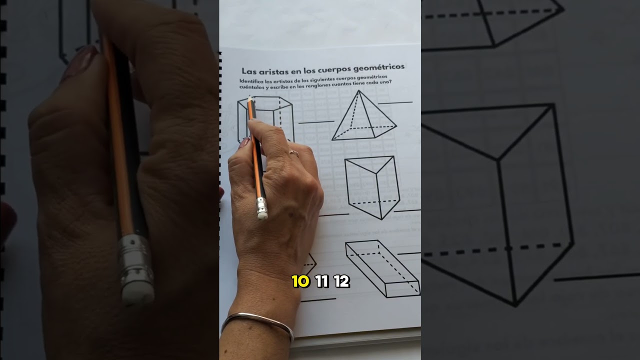 Caracter&iacute;sticas de los cuerpos geom&eacute;tricos. #matematicas #cuerposgeometricos #aristas #docentes
