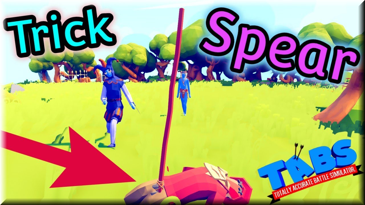 Trick & Spear! Jester🃏 & Spear Thrower vs Every Unit 2v1 - TABS Renaissance Update