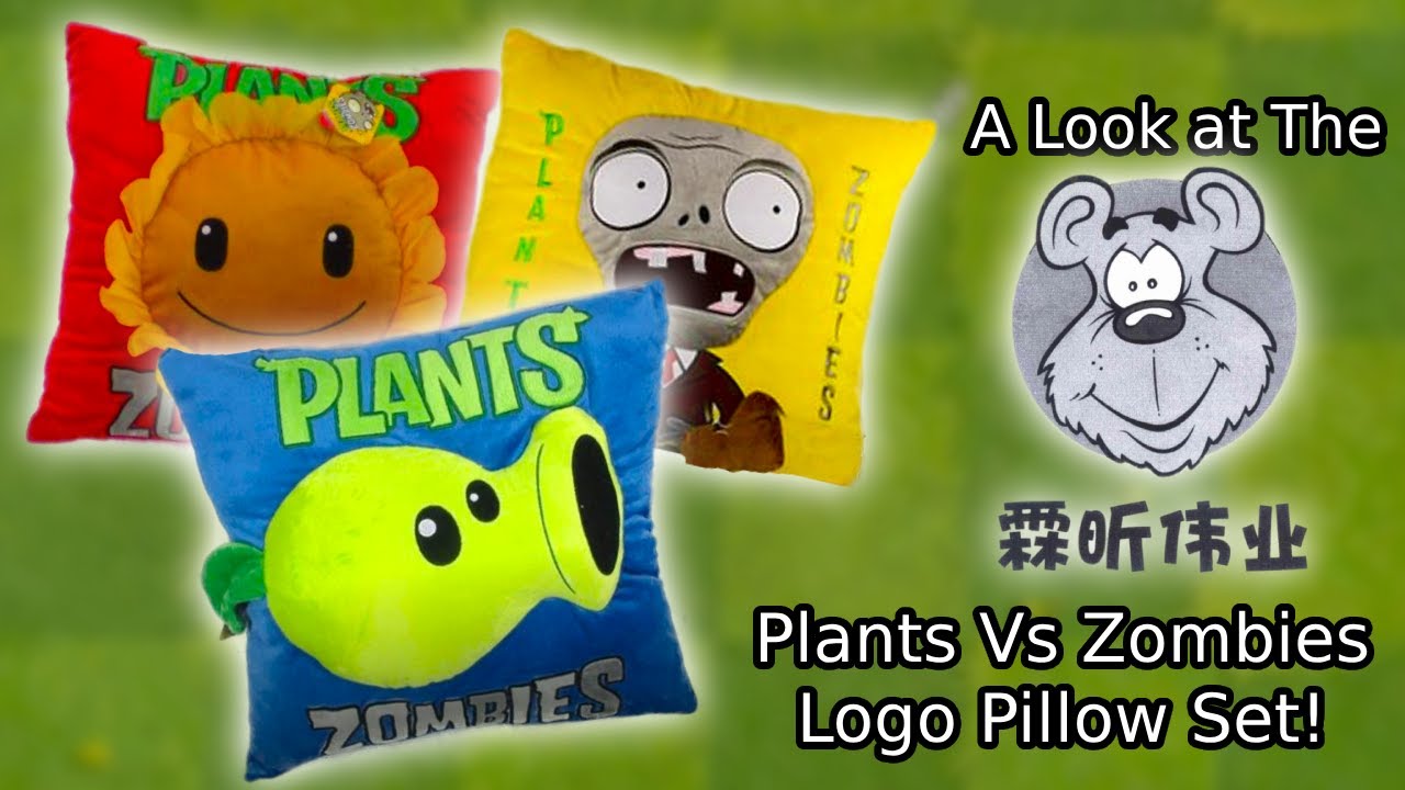A Look at The Linxin Plants Vs Zombies Logo Pillow Set!!