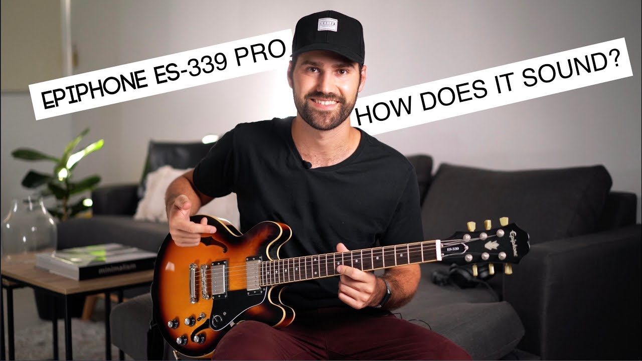 Epiphone ES-339 Pro | Как это звучит? (Быстрая демонстрация)