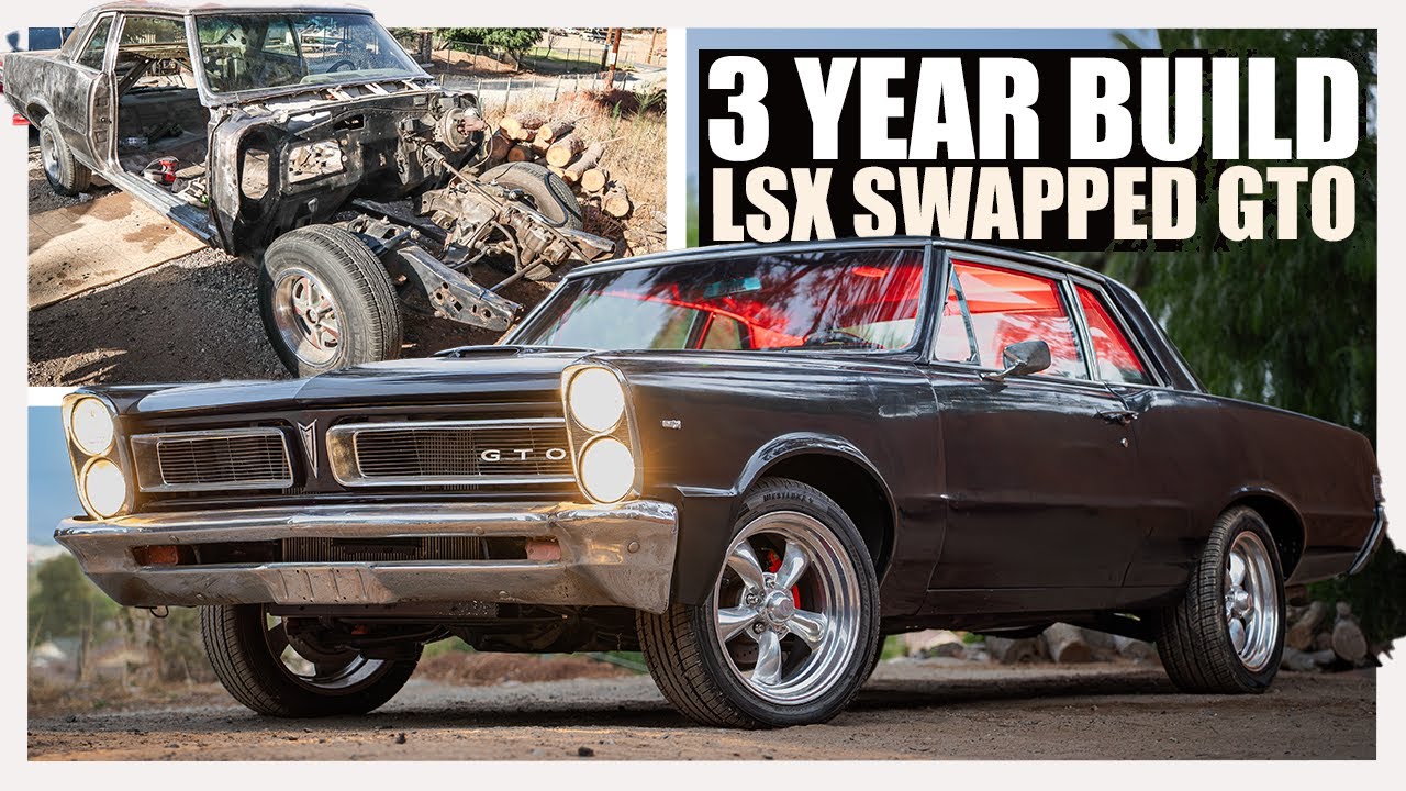 BUILDING A LS SWAPPED PONTIAC GTO MUSCLE CAR IN 15 MINUTES!
