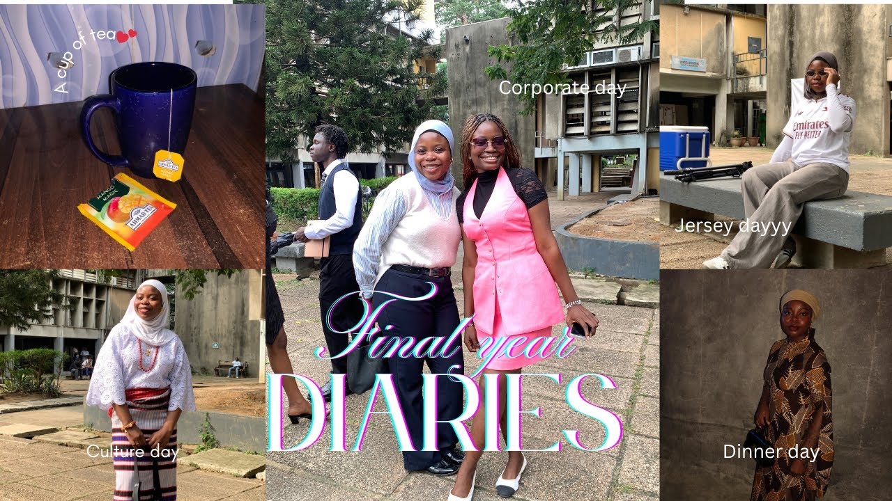Final days of undergrad: final year week, cleaning 🧼, OOTDs, lots of fun 🤩