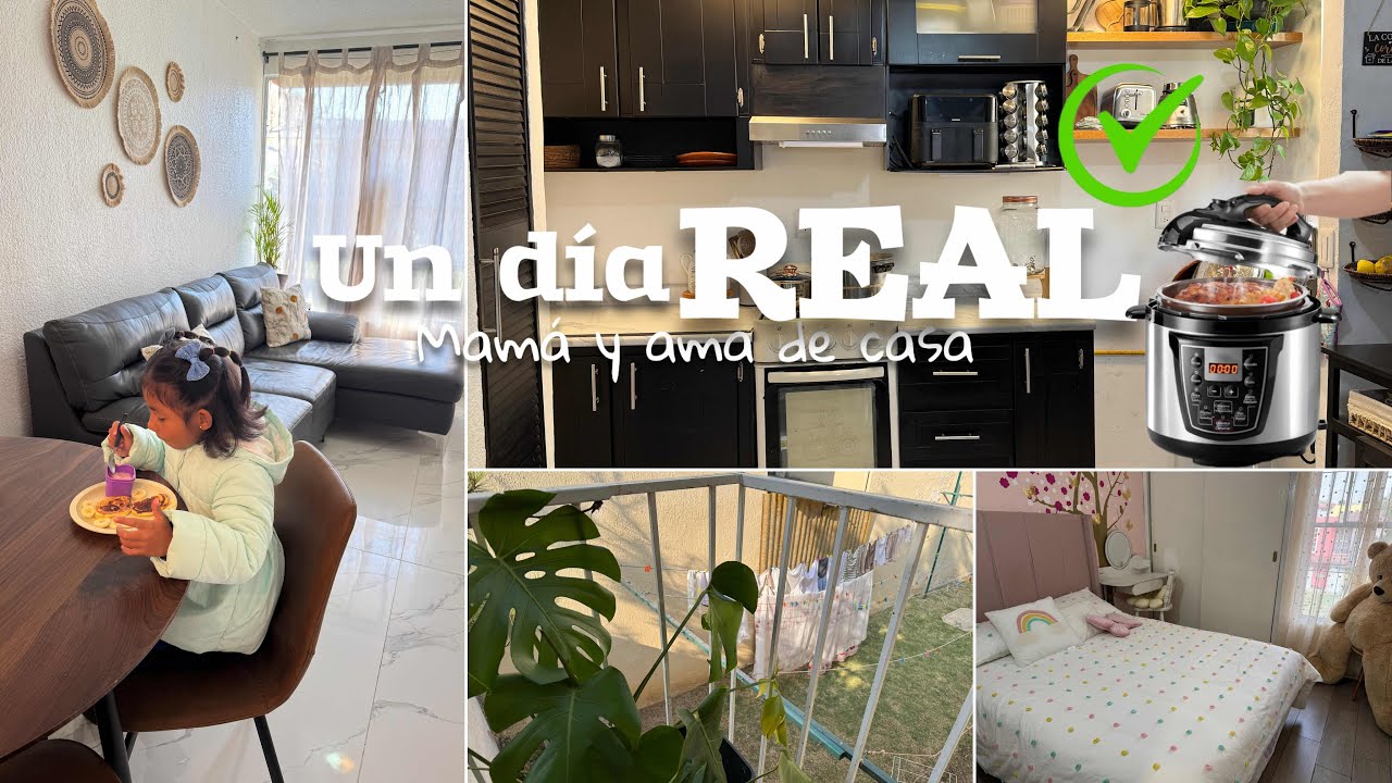 Un día REAL como ama de casa 🧺🫧TIEMPO para Mi 🏋️‍♀️NUEVA Olla ✅ LIMPIEZA || COMIDA || MAMÁ Y ESPOSA