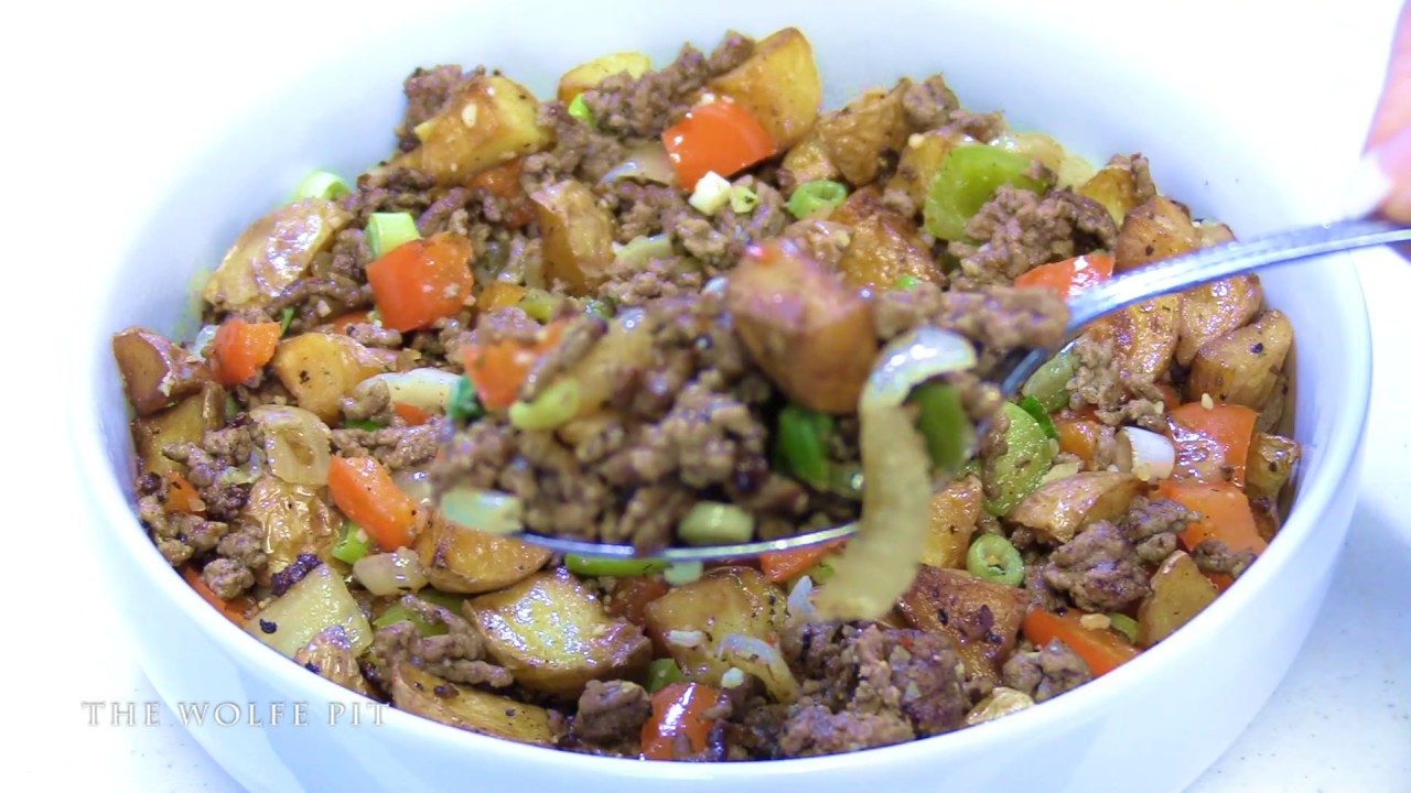 How to make Southern Hamburger Hash - Easy Delicious Cheap Dinner! -The Wolfe Pit
