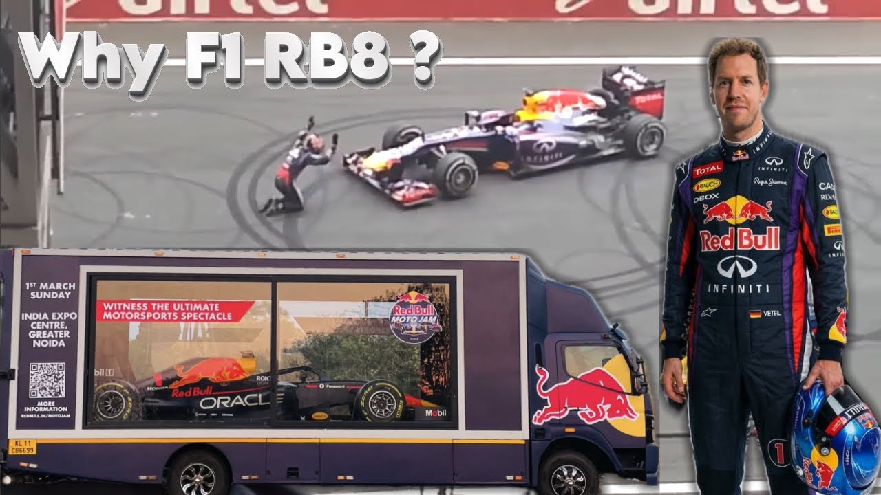 WHY REDBULL RB8 FI CAR IN INDIA ??? SEBASTIAN VETTEL?