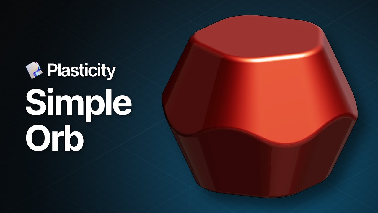 Model an interesting base shape for Sci-Fi | Plasticity Beginner Tutorial
