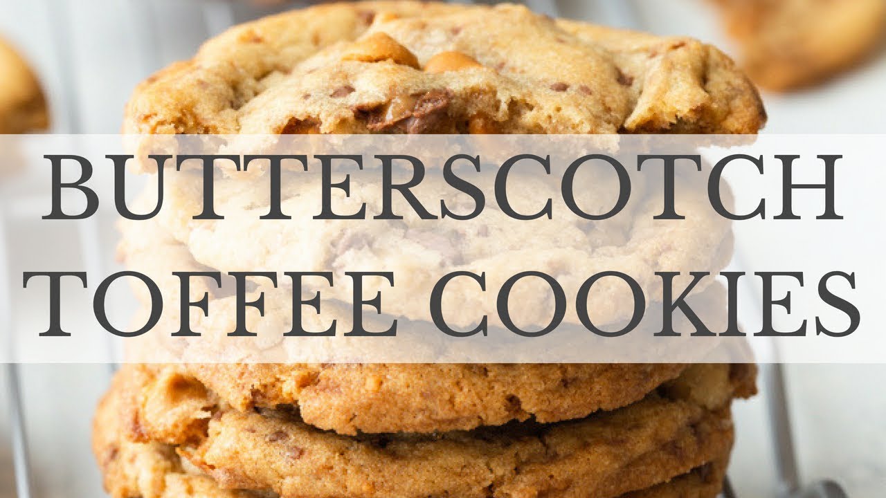 Butterscotch Toffee Cookies Recipe