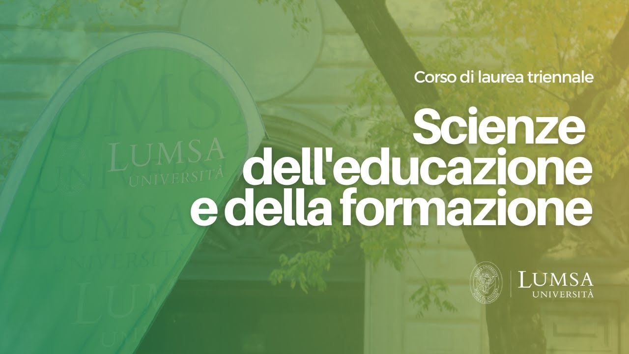 Scienze dell'educazione e della formazione | Università LUMSA