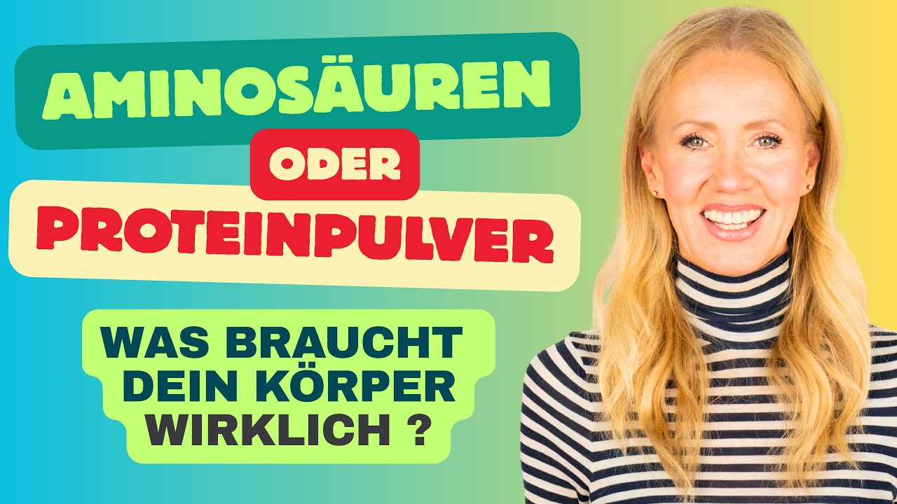 Proteinpulver❓Warum Aminosäuren die bessere Wahl sind ab 35❗️Bausteine von Hormonen & Schleimhäuten