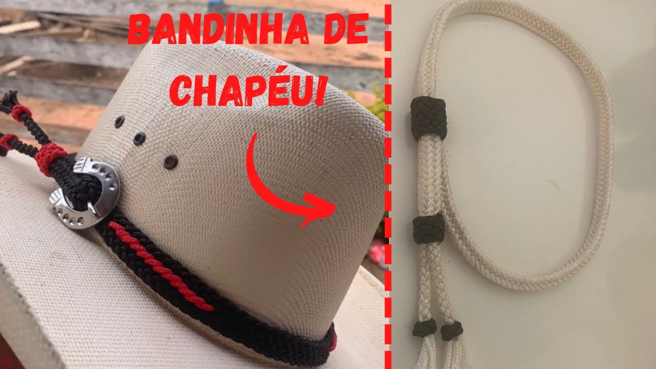 Como fazer bandinha de chapéu ?[12 tentos lombo de jacaré]