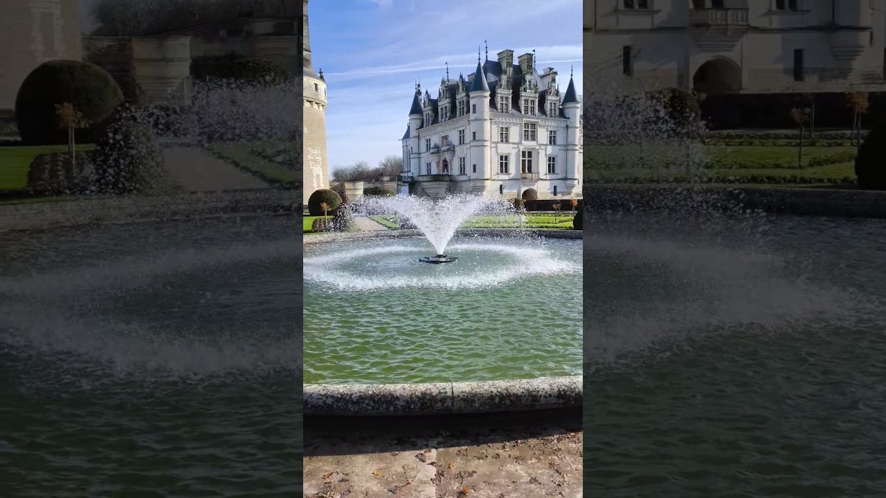 Château de Chenonceau ; Fontaine ; Chenonceaux ; Touraine ; Indre-et-Loire ; France