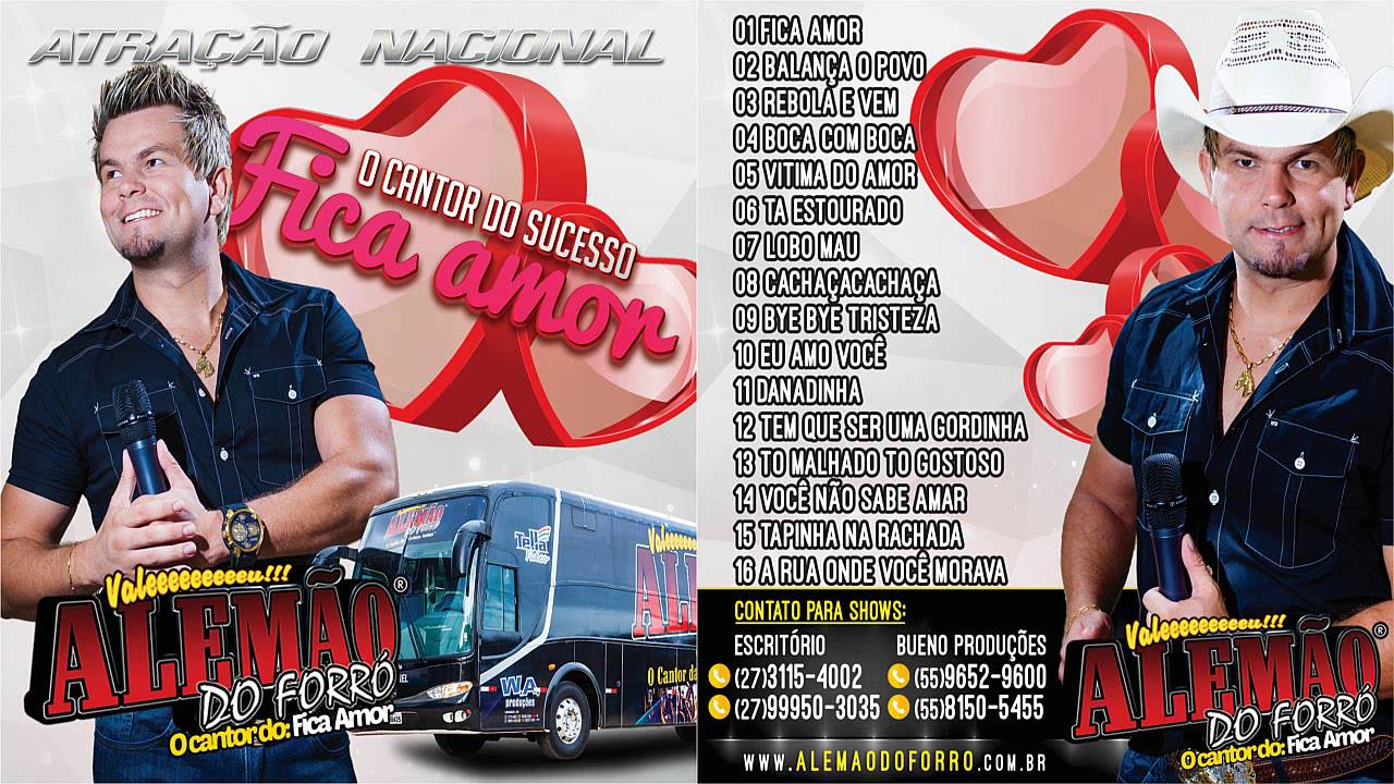 Alemão do Forró - O Cantor do Sucesso Fica Amor CD Completo vol. 2