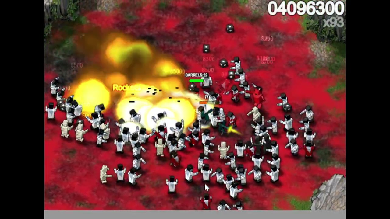 Boxhead The Zombie Wars Flash Game Playthrough