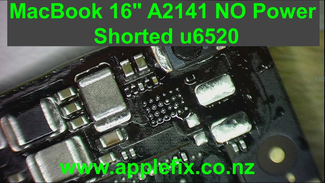 Macbook Pro 16 A2141 NO Power Shorted u6520 G3H | Эксперты по ремонту Macbook в Гамильтоне, Новая...