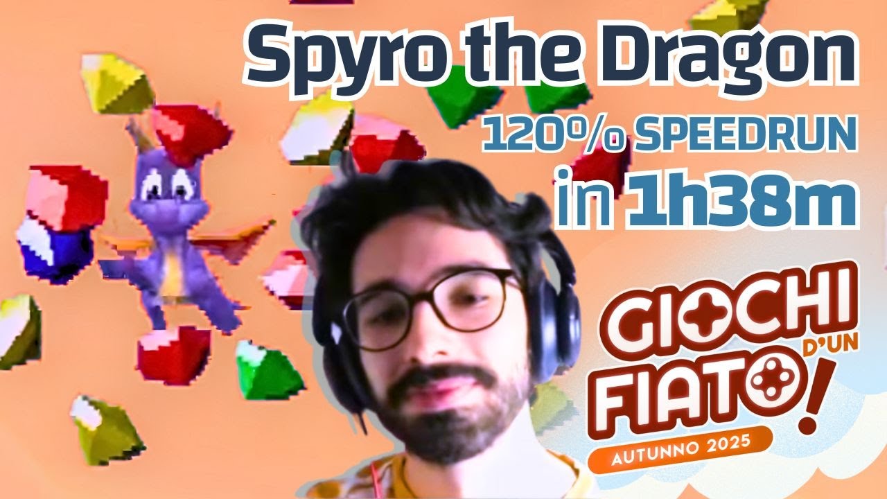 SPYRO THE DRAGON SPEEDRUN 120% con nonsonojaime in 1:38:53