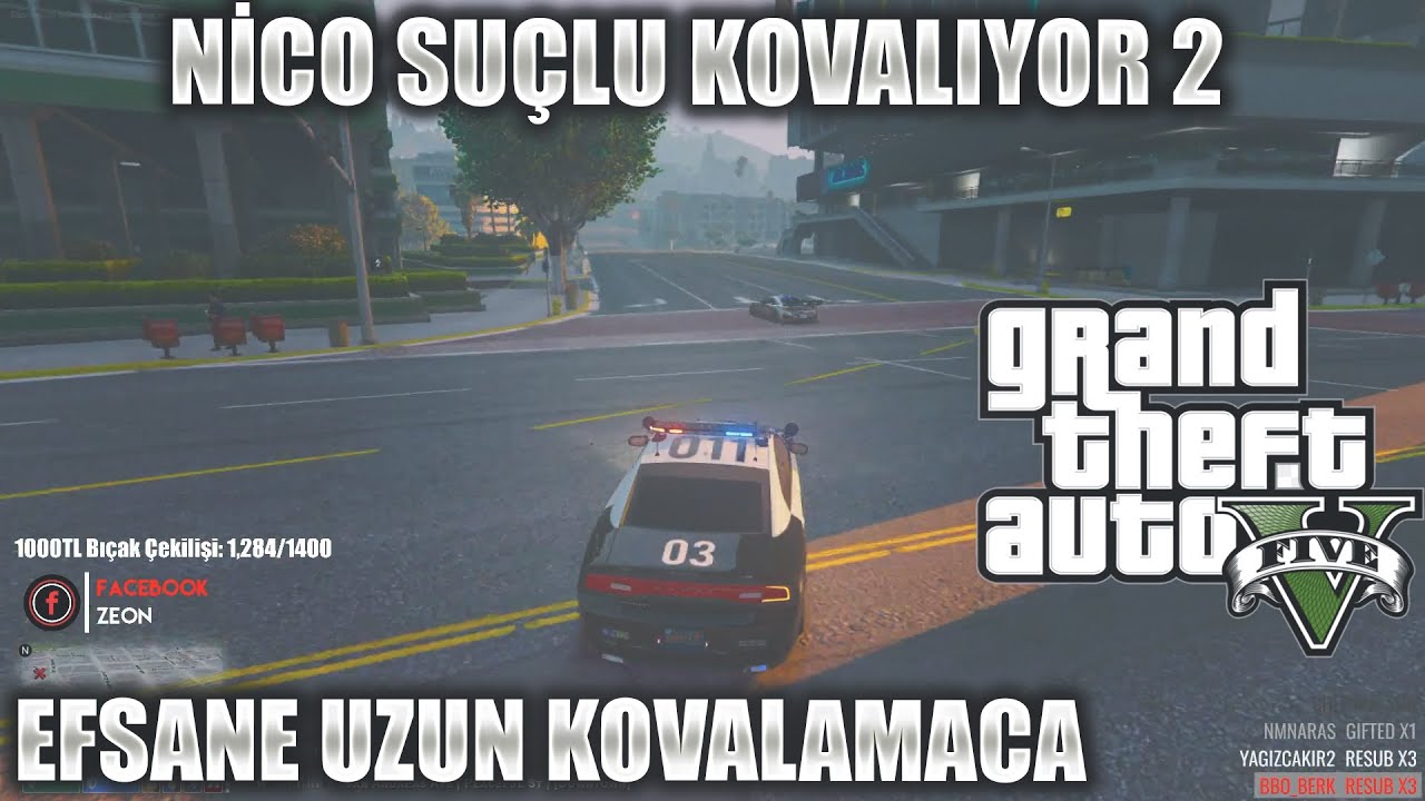 NİCO SU&Ccedil;LU KOVALIYOR 2 | EDRP GTA V EFSANE UZUN KOVALAMACA
