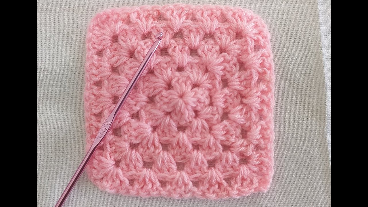 how to crochet a granny square for beginners-malayalam