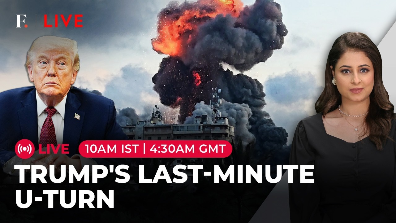 US Iran War LIVE: Trump Halts Massive Iran Strike, Says US-Tehran Talks Resume Monday | Firstpost