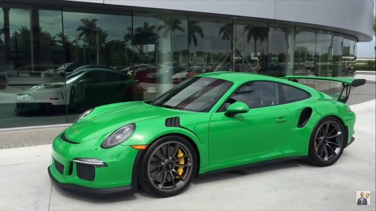2016 Viper Green Porsche 911 GT3 RS Paint to Sample 500 hp @ Porsche West Broward