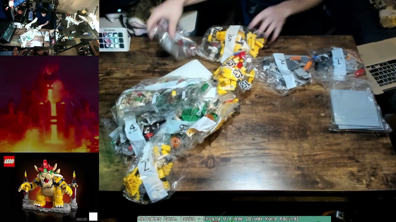 Lego - Bowser Build Part 1 [IRL]