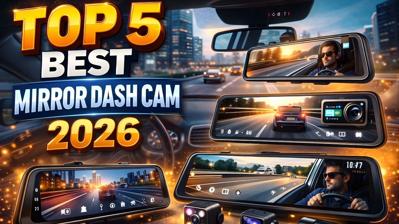 Best Mirror Dash Cams 2026 |  4K Front & Rear, Night Vision, ADAS