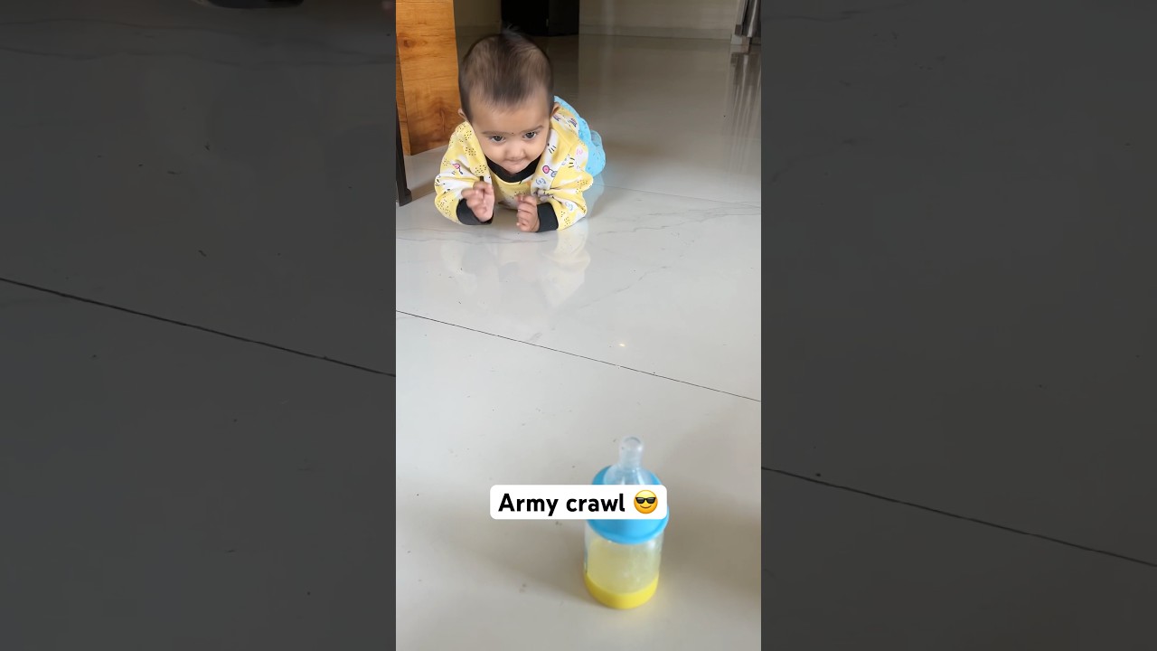 Army crawl 😎 