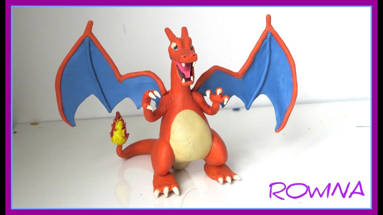POKEMON CHARIZARD TUTORIAL PLASTILINA PORCELANA FRIA