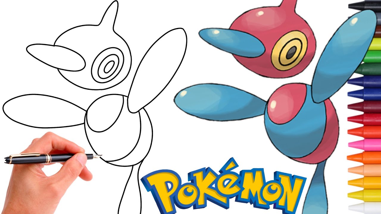 Como Desenhar o POK&Eacute;MON PORYGON-Z #474 | Gera&ccedil;&atilde;o 4