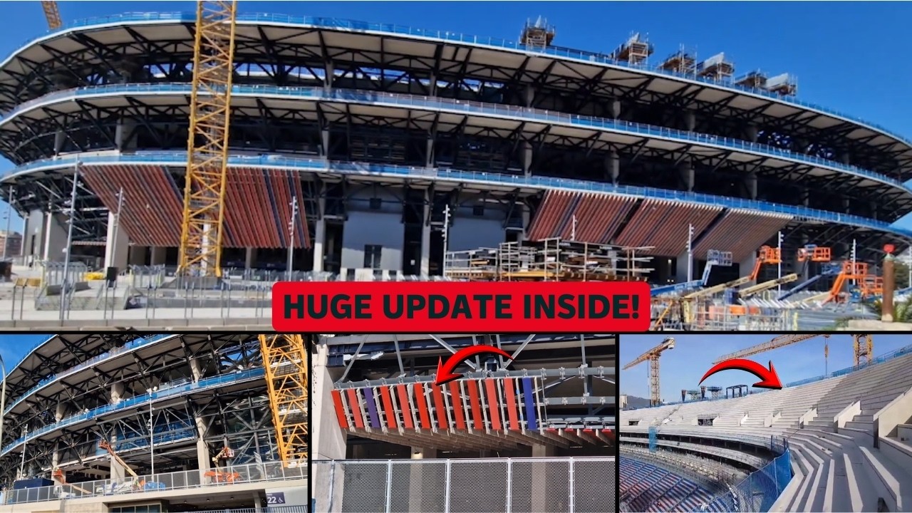 Camp Nou Rebuild Update &ndash; New Installations & Hidden Progress Revealed!