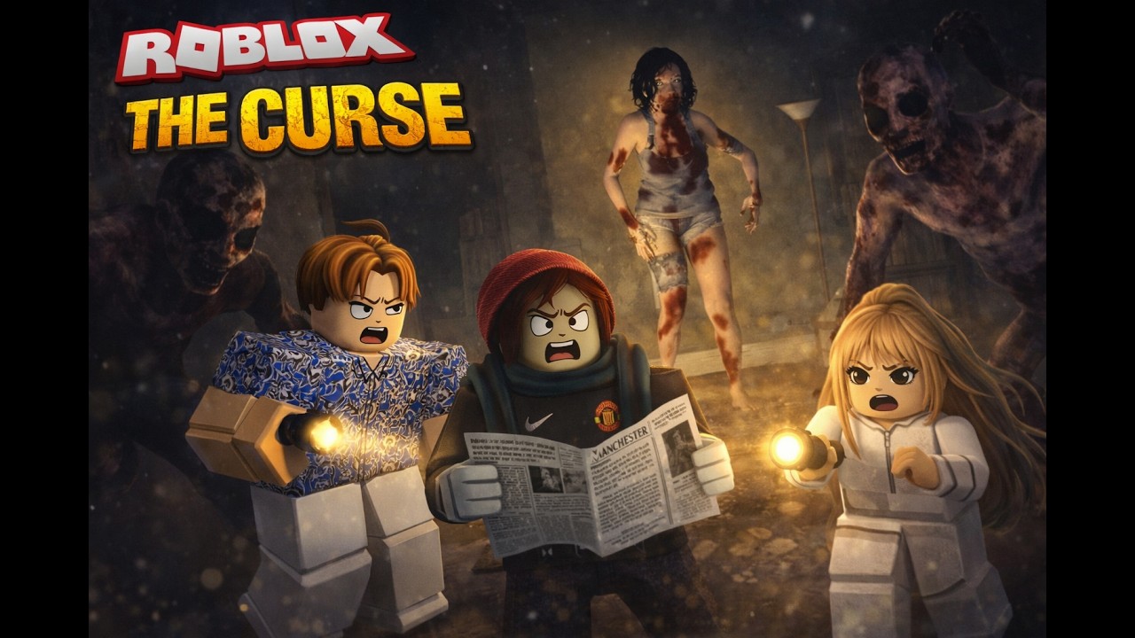 WANITA INI TERKENA KUTUKAN?! Game Roblox The Curse! 😱
