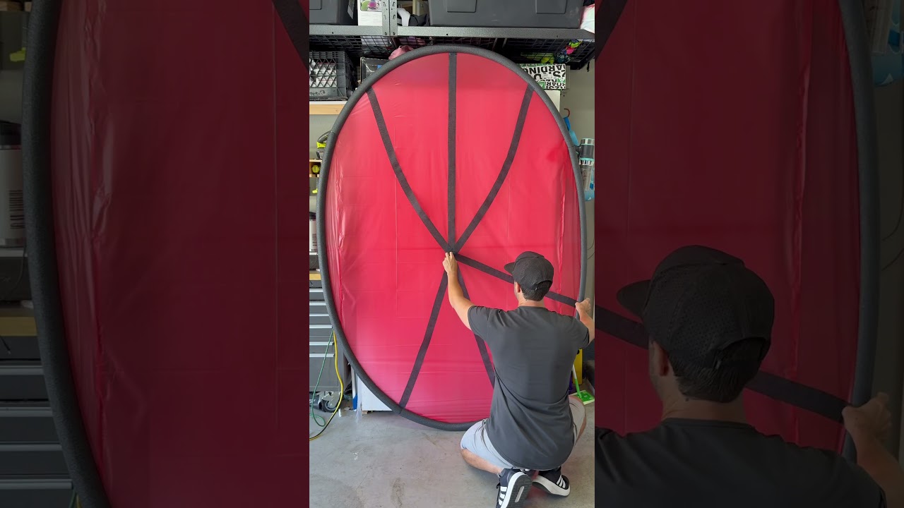 Made a custom Spider-Man themed backdrop for my sons 3rd birthday party. #diy #birthday