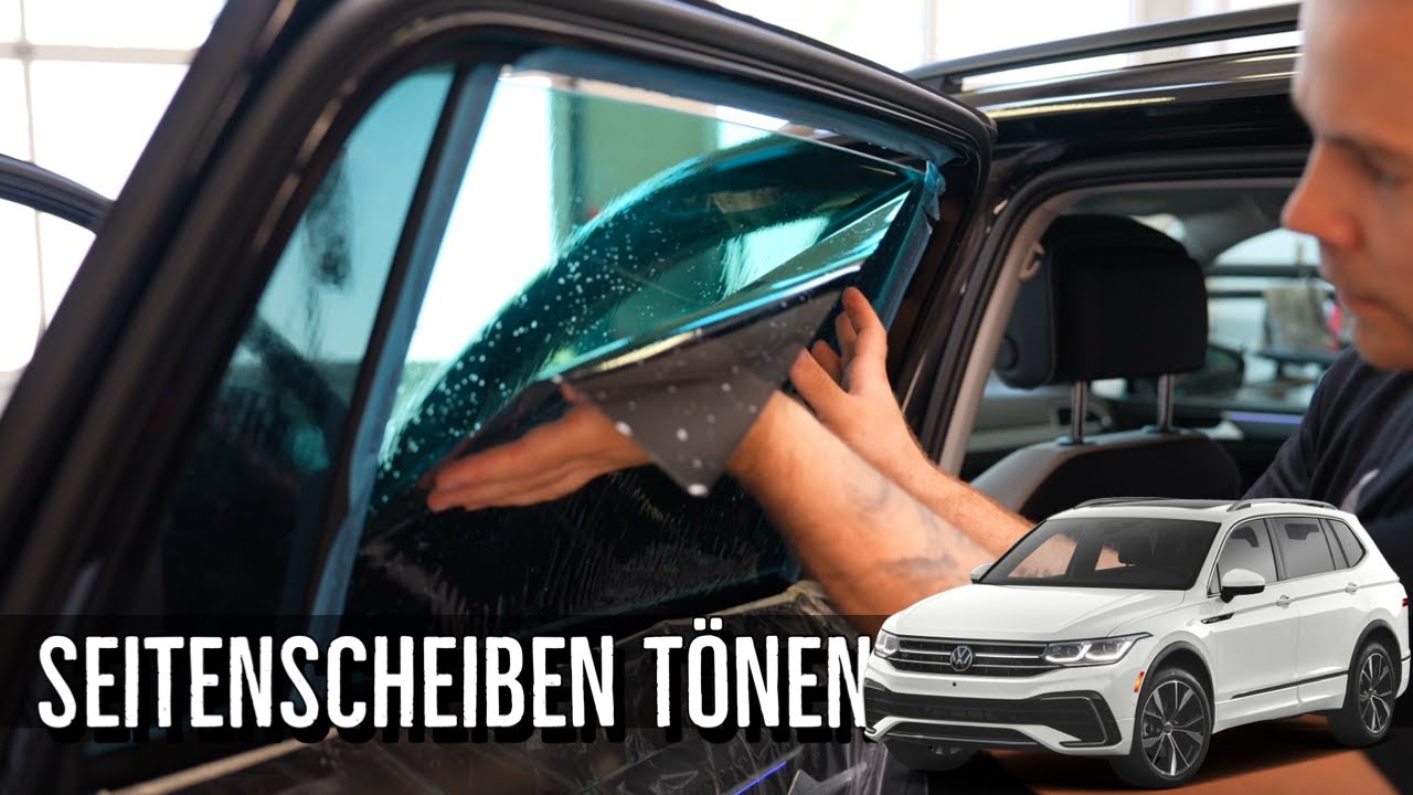 Scheibent&ouml;nung lernen 🔥 VW Tiguan Scheiben folieren