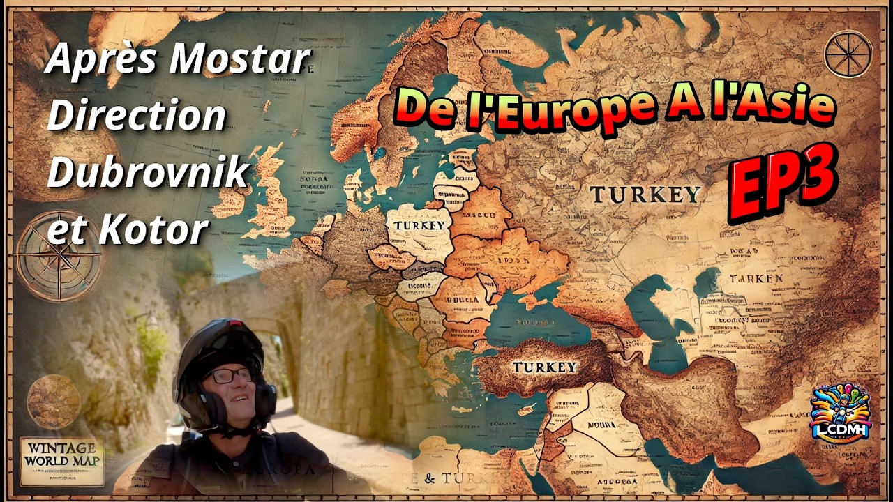 Road Trip Moto Balkans 🇧🇦🇭🇷🇲🇪 | De Mostar à la Baie de Kotor via Dubrovnik en TRK 702. (EP3)