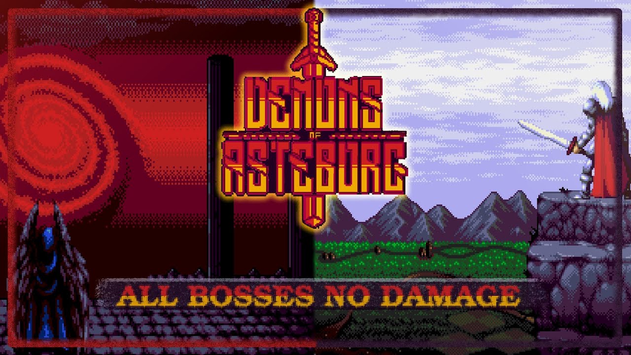 【 Demons of Asteborg 】All Bosses (No Damage) (Genesis/Mega Drive)