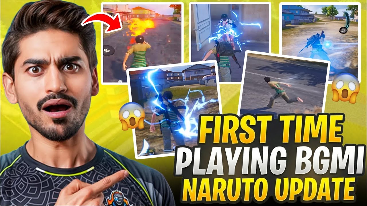 Joker First Time Playing BGMI NARUTO UPDATE 4.5😱