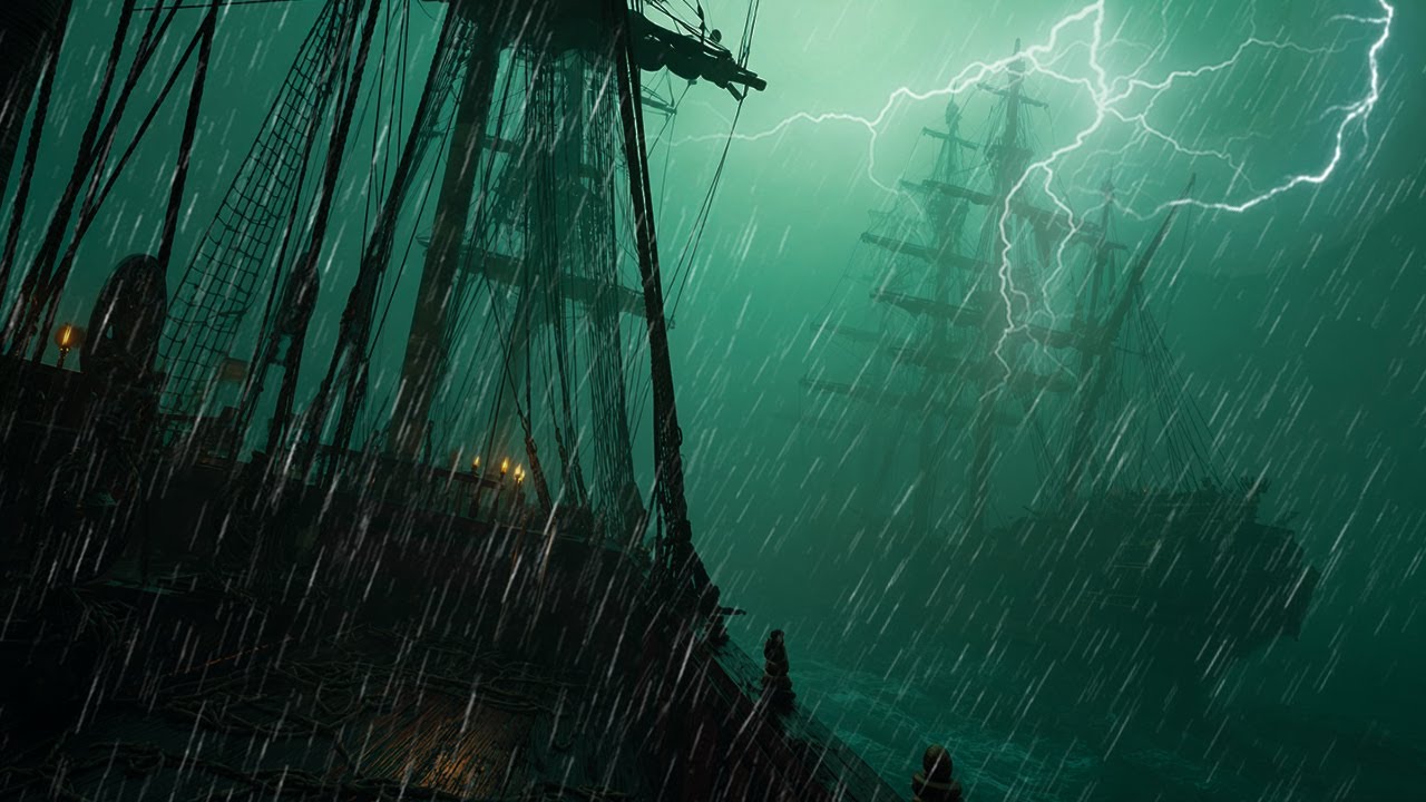 🌧️ 11 Hours of Ocean Storm Sounds & Heavy Rain | Deep Sea Waves for Sleep & Focus