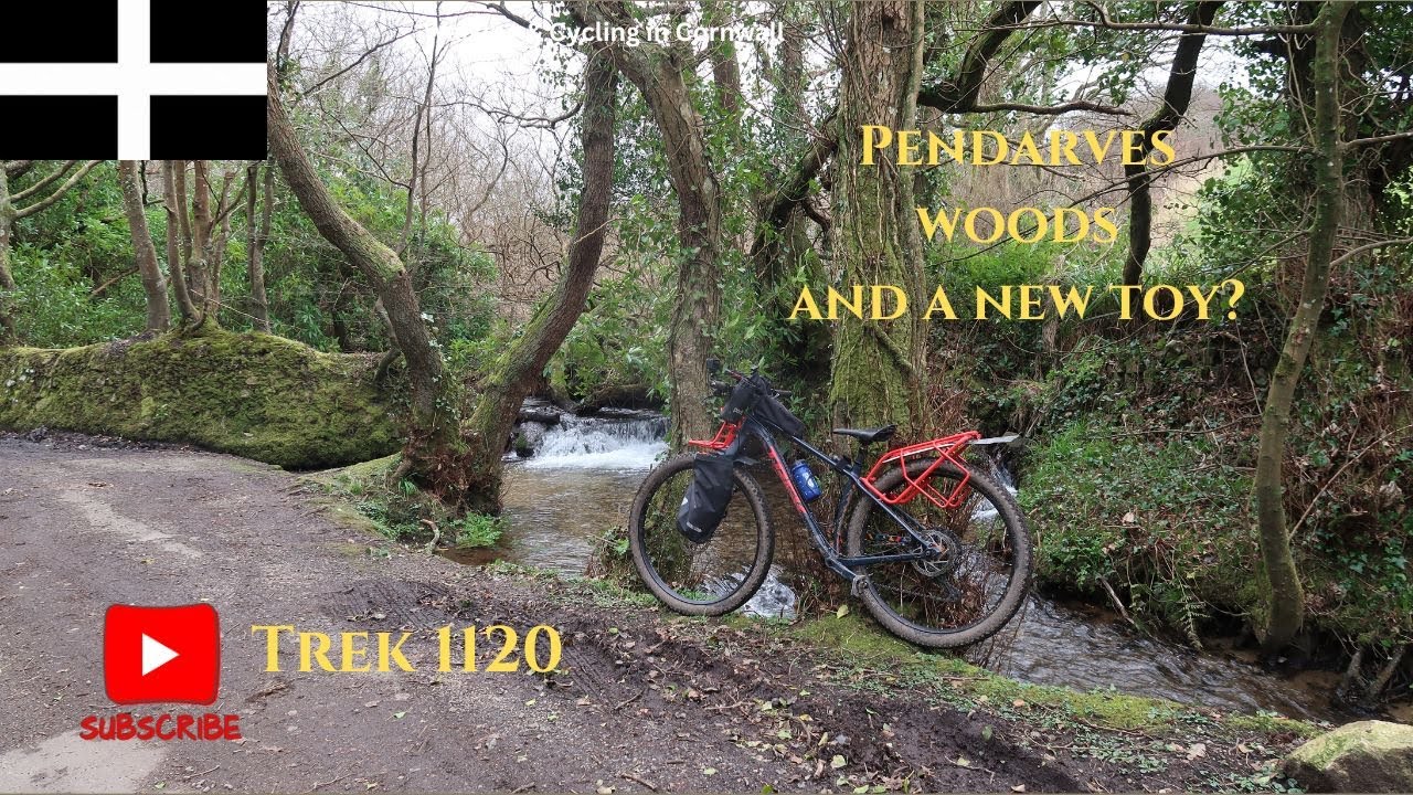 Trek 1120  A ride to Pendarves woods and a new toy.