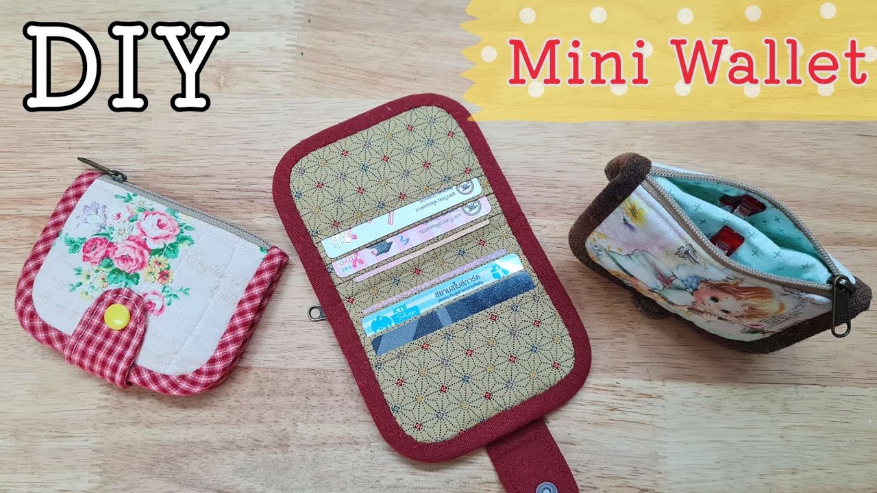 EP240 : DIY Mini Wallet | Bag Sewing Tutorial
