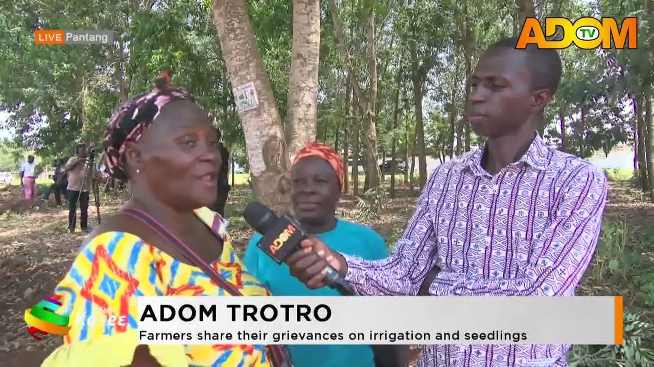 Adom Trotro: Farmer share their grievances on irrigation and seedings- Premtobre kasee on Adom