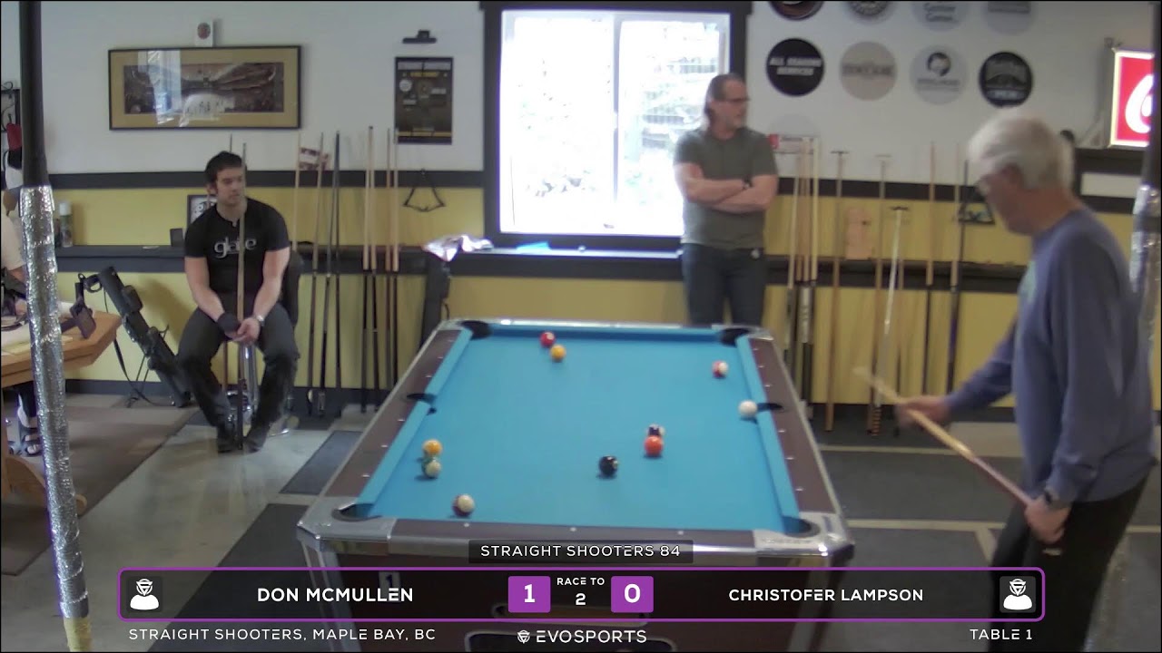 DON MCMULLEN vs CHRISTOFER LAMPSON - STRAIGHT SHOOTERS - TABLE 1 | EvoSports