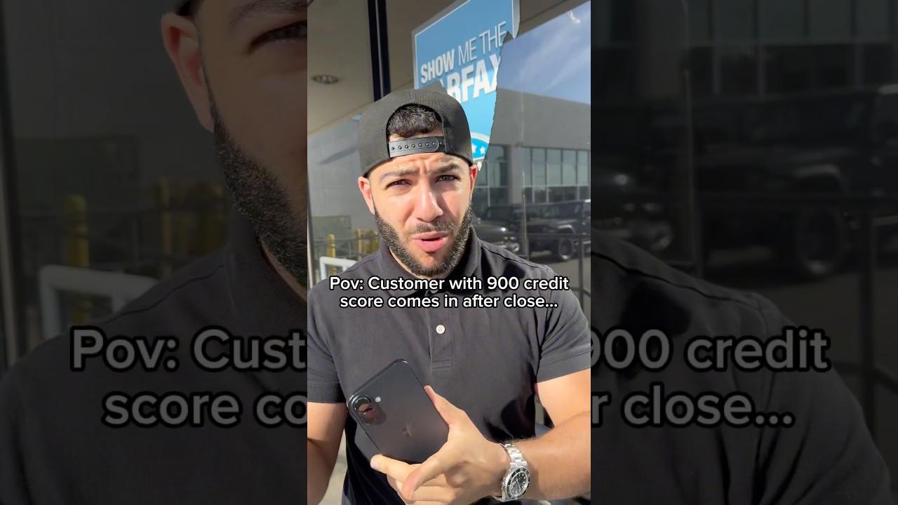 900 credit scores get special treatment 👀😅 #carsales #carbuying #carsalesman #carshopping